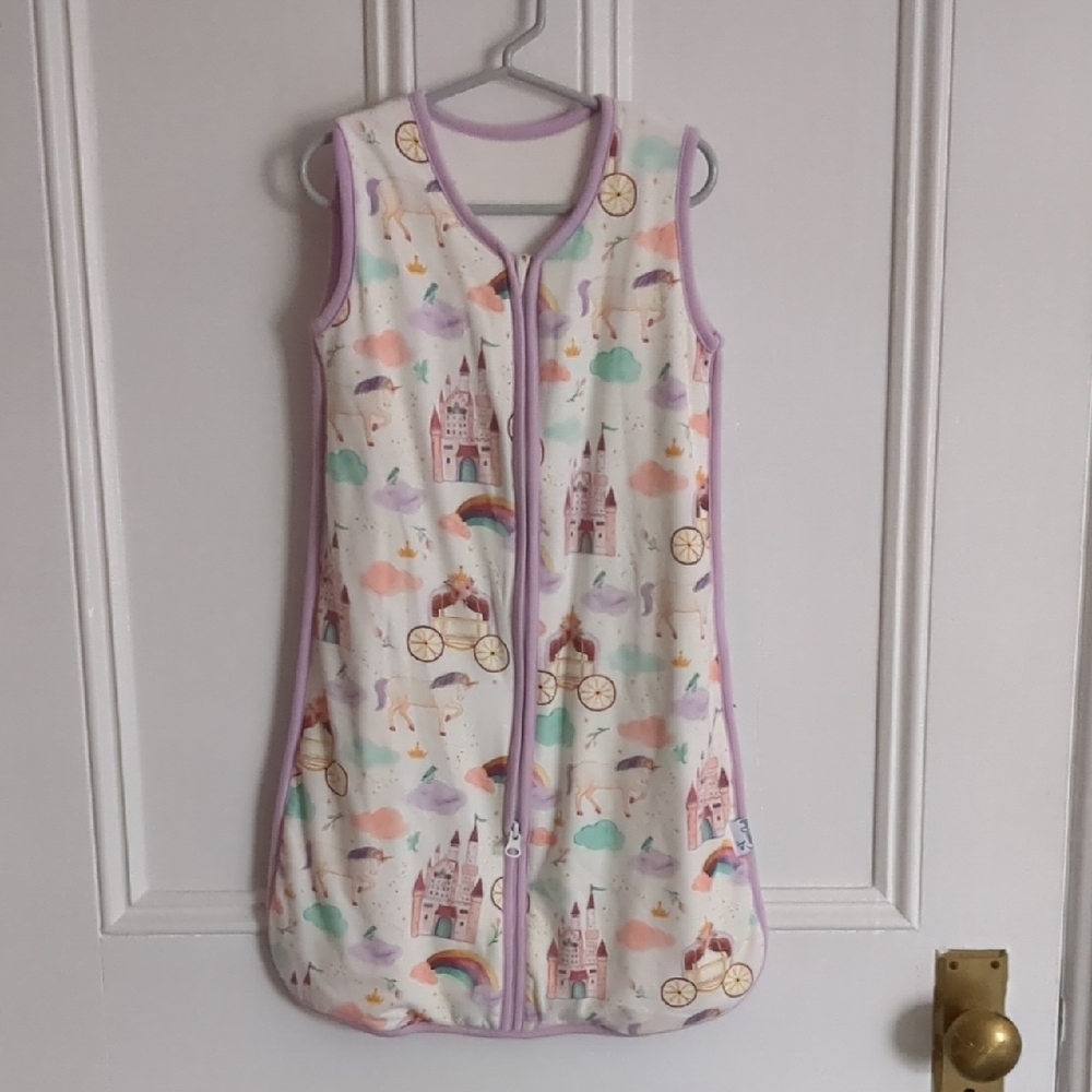 Sleep Sac with Castle and Rainbow Print